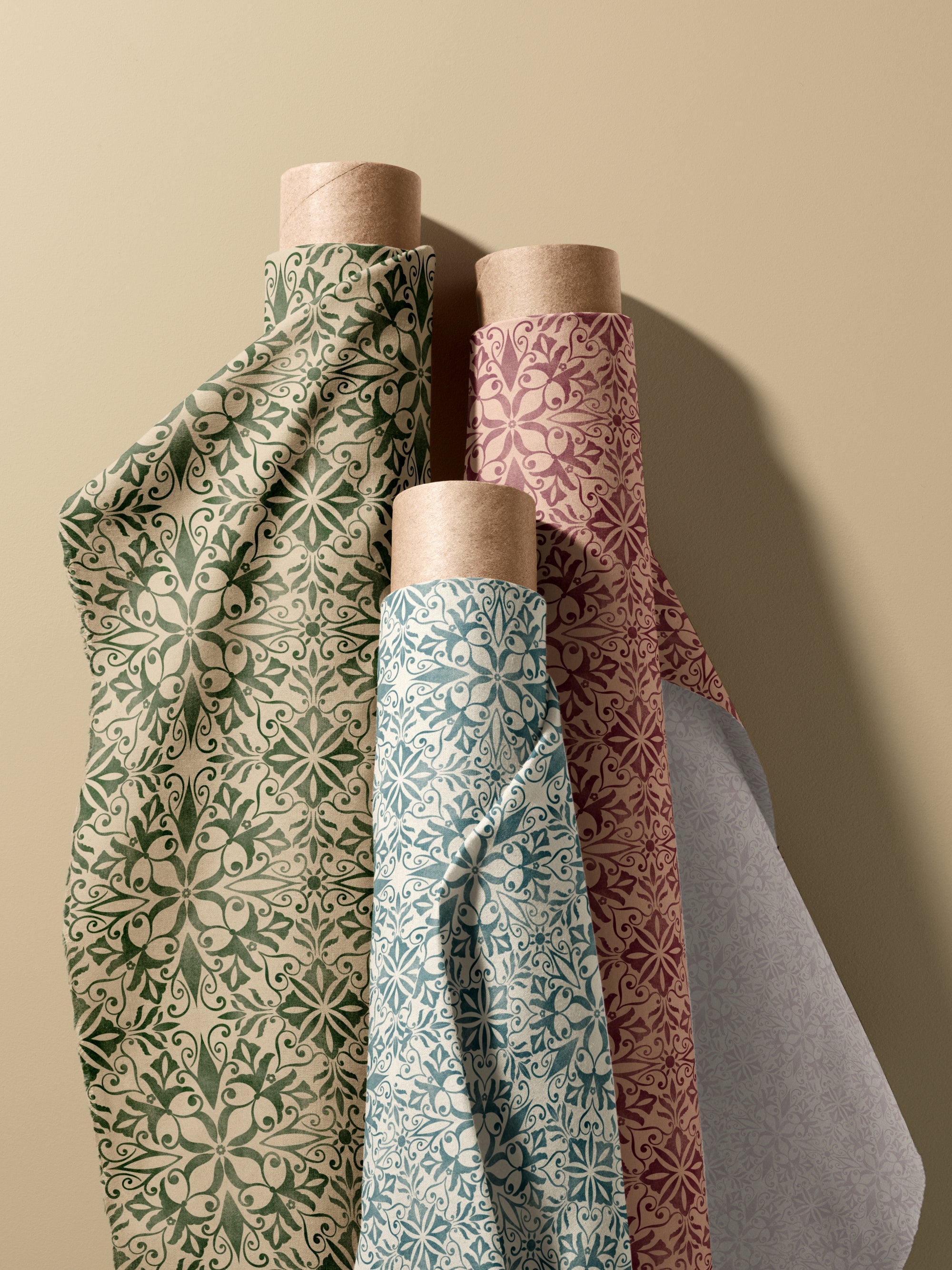 Vintage Ornamental Damask – Surface Pattern Design