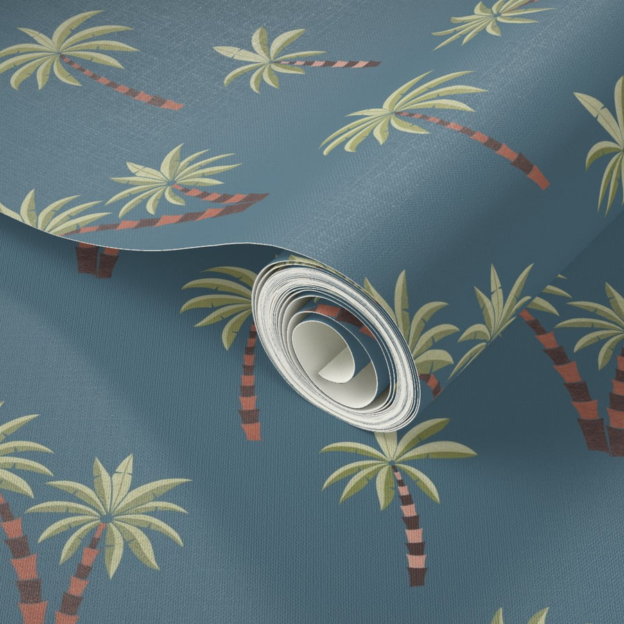 Retro Oasis Palms - Mid Century Tropical