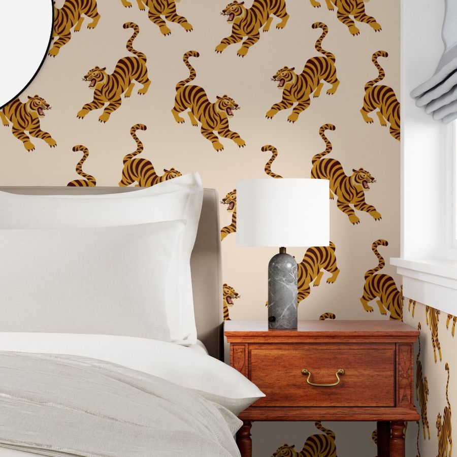 Retro Oasis Stripe - Mid-Century Lines