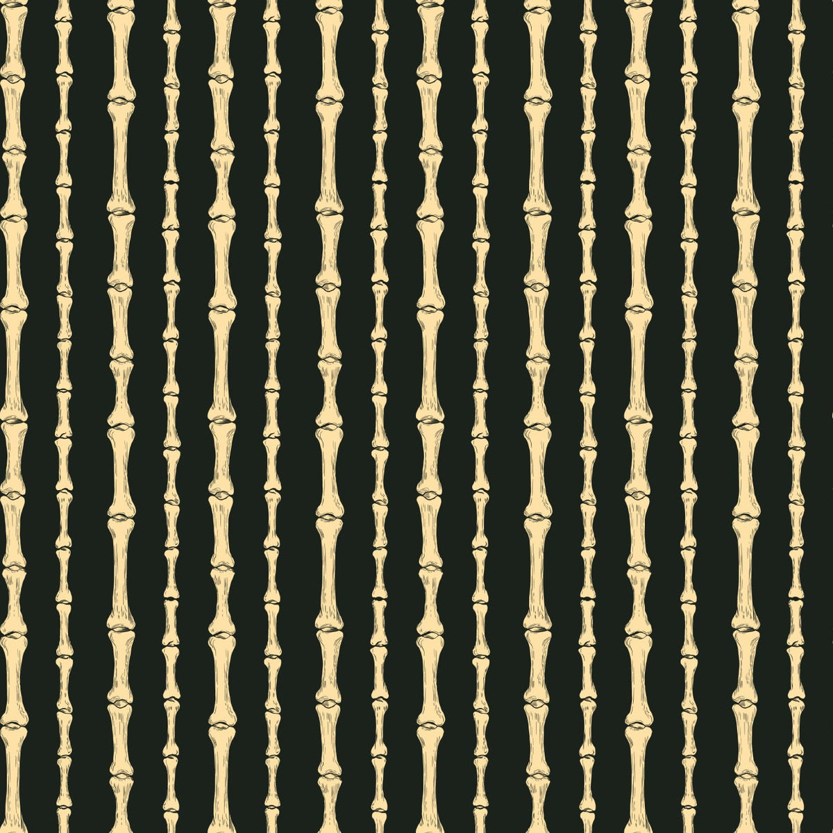 Bone Stripe Pattern - Surreal Halloween Anatomy