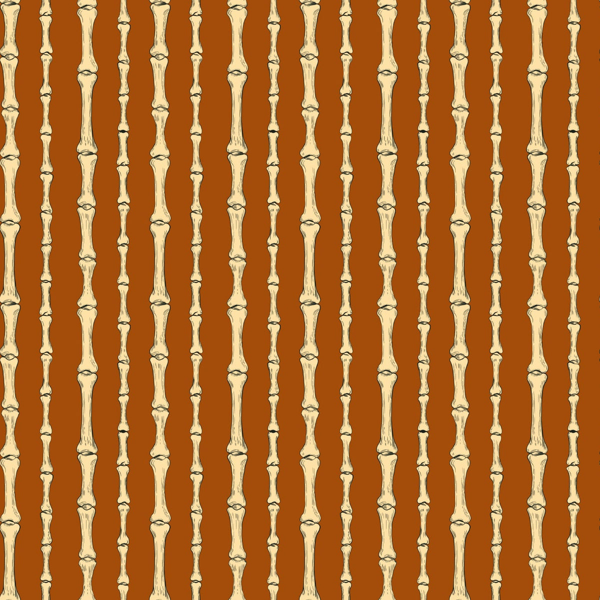 Bone Stripe Pattern - Surreal Halloween Anatomy