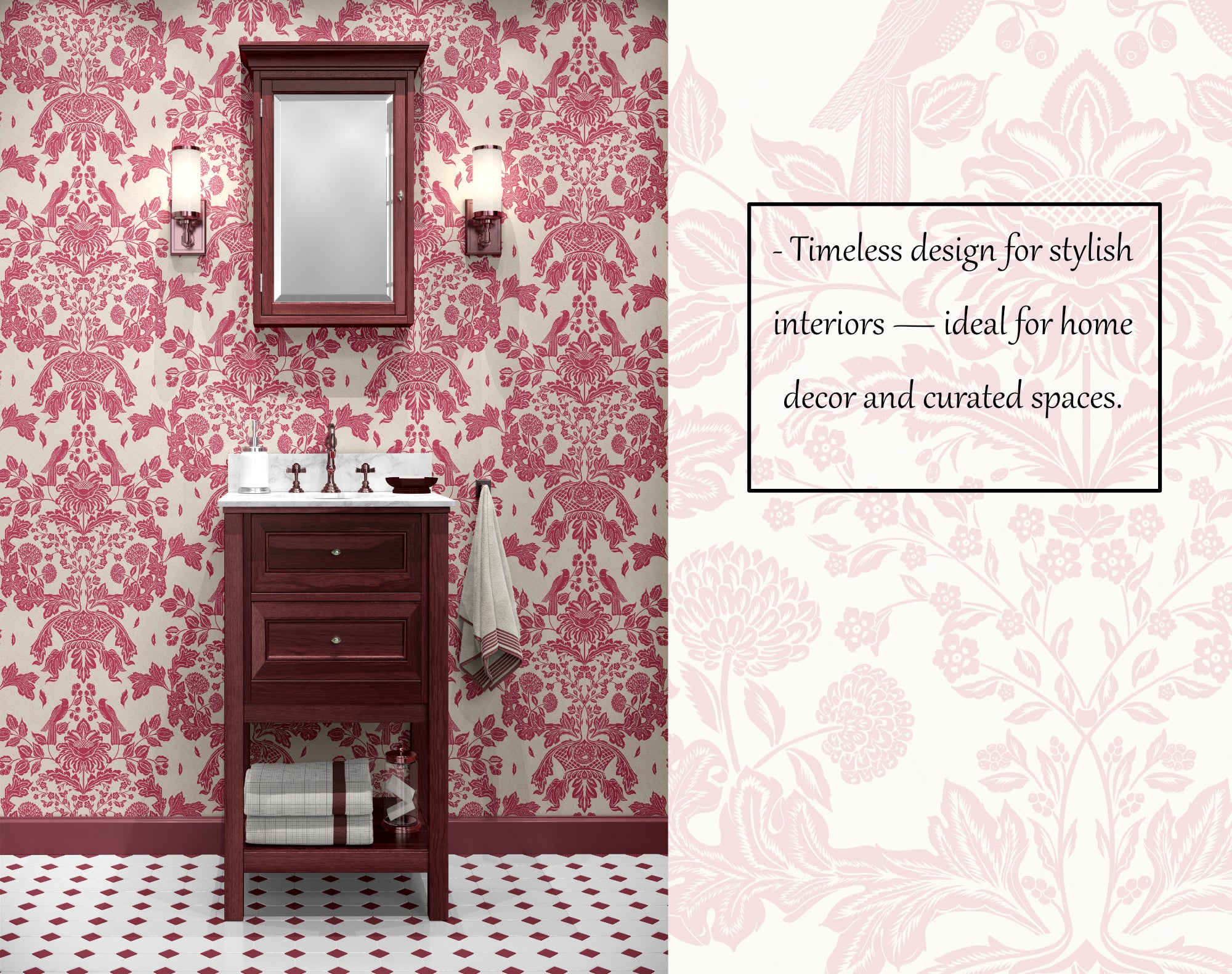 Heritage Revival - Digital Seamless Pattern by Noemi Marozsan